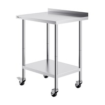 VEVOR 24 x 30 x 40 Inch Stainless Steel Work Table, Commercial Food Prep... - $130.49