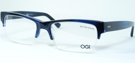 Ogi Evolution 3117 1469 Blue Tiger Eyeglasses Glasses Frame 54-18-150mm Japan - £46.54 GBP