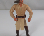 1999 Hasbro Star Wars Episode 1 Phantom Menace Qui-Gon Jinn 4.25&quot; Action... - $4.94
