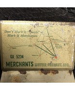 Antique Metal Advertising Clipboard Merchants Motor Freight St. Louis Mi... - £15.24 GBP