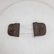 Vintage MARX Johnny West Saddle Bag Pair Brown Toy Replacement Part - £11.78 GBP