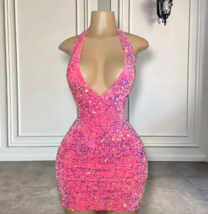 Mini Legnth Fashion Prom Dresses for Women 21st Birthday Party Dresses S... - $138.00
