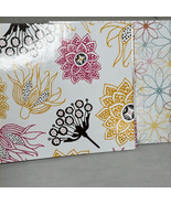 Colorful Floral set of 2 Scrapbook Album 10 Pages 7”x7” NEW - £7.80 GBP