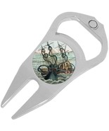 Kraken Octopus Ship Golf Ball Marker Divot Repair Tool Bottle Opener - $219.39 MXN