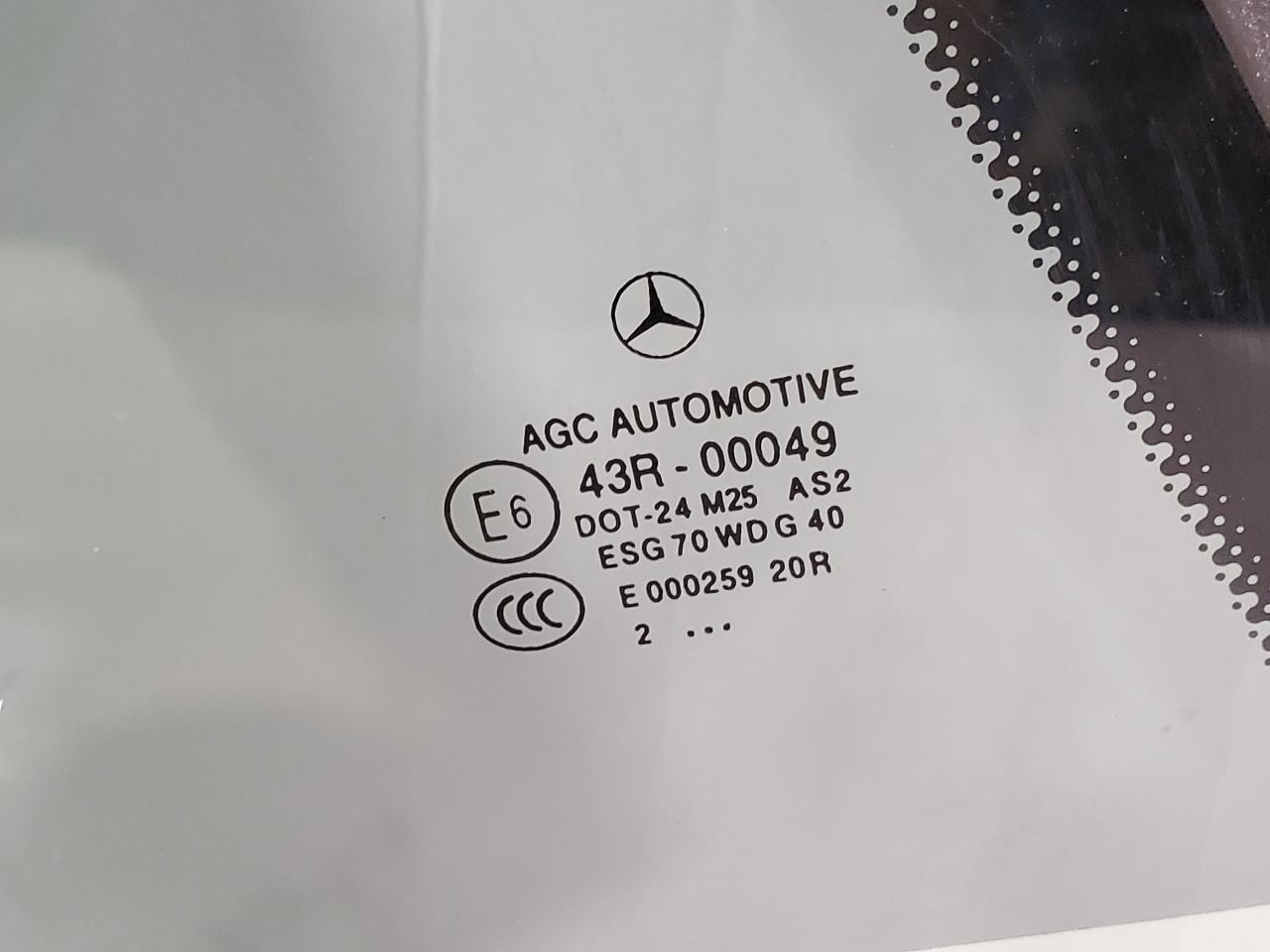 2013 2014 2015 Mercedes SL550 OEM Right Rear Quarter Glass Item image 4