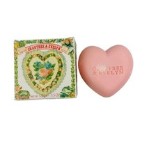 Crabtree & Evelyn Soap Heart Shaped Pink in Box 3.5 oz Vintage 1991 NOS Blemish - £11.67 GBP