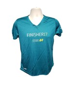 2017 JP Morgan Corporate Challenge Finisher Womens Medium Green Jersey - €17,19 EUR