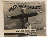 Sound Of Music Tv Guide Print Ad Vintage Julie Andrews Christopher Plumm... - $5.93