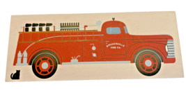 Plaque Firetruck Brickerville PA Volunteer 50th Anniversary Souvenir 199... - £12.36 GBP