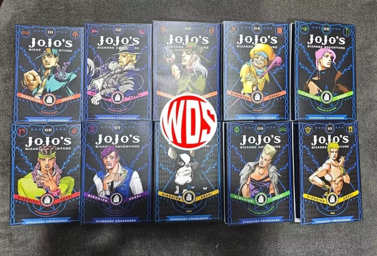 Jojo’s Bizarre Adventure Stardust Crusaders Part 3 Vol.1-10 (END) Englis... - $3,599.47 MXN