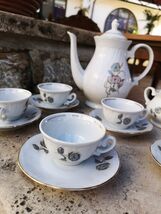 Vintage tea set, porcelain tea set, turkish coffee vintage set, retro se... - $65.00