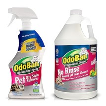 OdoBan Pet Solutions Neutral pH Floor Cleaner Concentrate, 1 Gallon, and Oxy Sta - $44.99