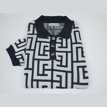 Men's Sports Shirt LCR MIZUMI Soft Cotton Blend Fashion Polo Style 11170-A Navy image 6