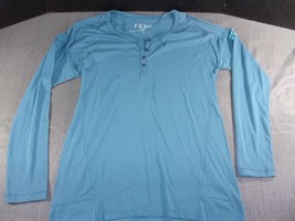 Nwot Fox Blue Size Small Cute And Cozy Long Sleeve Sleeping Shirt - £21.52 GBP
