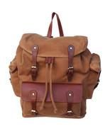 Handcrafted Canvas Outdoors Travel Utility Weekender Travel Bag Brown18S... - $2,212.33 MXN