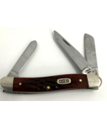 Vintage CASE XX 6318 SS Three Blade Folding Pocket Knife Jigged Bone USA... - £118.68 GBP