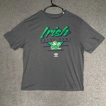 Adidas Notre Dame T-Shirt Adult 2XL XXL Gray Mens Fighting Irish Graphic... - $16.65