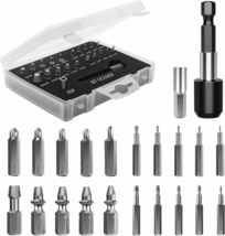 Damaged Screw Extractor Kit,Stripped Screw Extractor set,22 PCS HSS 4341... - £10.97 GBP