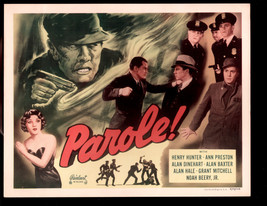 Parole! 11&quot;x14&quot; Lobby Card Henry Hunter Ann Shepherd Crime - $53.35