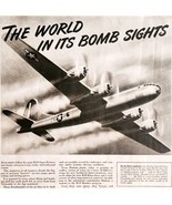 1944 Boeing Flying Fortress WW2 Advertisement Hudson Motor Transportatio... - $54.69 CAD
