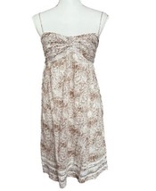 Ann Taylor LOFT Petites Dress Spaghetti Strap Cotton Lace Trim Lined Siz... - £15.81 GBP