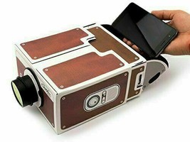 Yorkshire Portable DIY Cardboard Smart Phone Projector, Smartphone Cinema in A B - £31.96 GBP