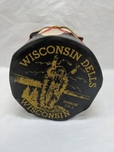 Vintage Wisconsin Dells Wisconsin Sunrise Call Toy Drum 4&quot; X 5&quot; - £31.10 GBP