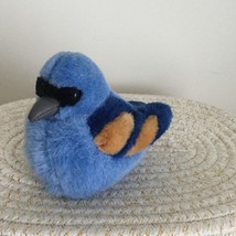 K &amp; M INTERNATIONAL PLUSH BLUE BIRD CHIRPING SOUNDS - £7.41 GBP