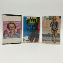 Mel Tillis 3 Cassette Lot Greatest Hits, American Originals, Coca Cola C... - £6.38 GBP