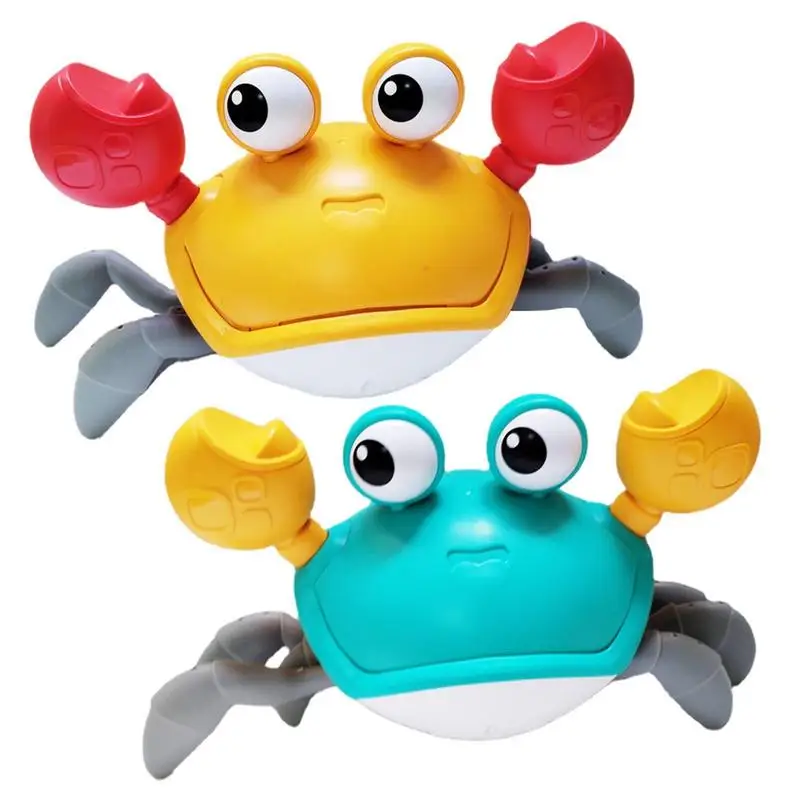 Crawling Crab Baby Toy Baby Crawling Crab TummyTime Toys Toddler Interactive - £21.27 GBP+