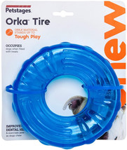 Petstages Orka Tire Treat Dispensing Chew Toy for Dogs 3 count Petstages Orka Ti - £62.10 GBP