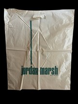Vintage Jordan Marsh Department Store Lg Plastic Shopping Bag Handles Pr... - $15.92
