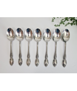 Oneida LOUISIANA Oval Soup Spoons 6 7/8&quot; Community Stainless Flatware 7 Pc - $24.99