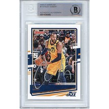 Rudy Gobert Utah Jazz Auto 2020 Donruss On-Card Beckett Autograph Collectibles - £79.11 GBP