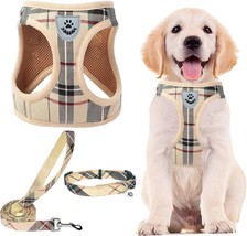 Small Pupteck Step In Dog Harness w/Leash &amp; Collar w/Bell Leash, Harness... - £14.94 GBP