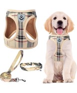 Small Pupteck Step In Dog Harness w/Leash &amp; Collar w/Bell Leash, Harness... - £14.81 GBP