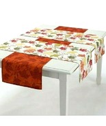 New Food Network Fall Leaves Reversible Table Runner Sets Multi Color - $54.35 CAD+