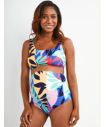 Motherhood BEACH BUMP HIGH WAIST MATERNITY 2PC BIKINI Swim SET Palm Prin... - €30,87 EUR