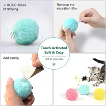 Smart Cat Toys Interactive Ball Plush Electric Catnip Training Toy. - £7.90 GBP+