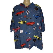 Big Dogs Classic Cars Hawaiian Shirt 5X - £23.10 GBP