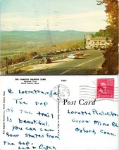Massachusetts North Adams Mohawk Trail Posted 1956 to Oxford CT VTG Postcard - £7.38 GBP
