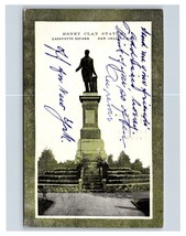 Henry Clay Statue Lafayette Square New Orleans Louisiana LA DB Postcard Y6 - £1.54 GBP