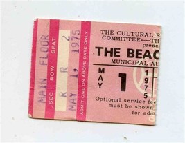 The Beach Boys Concert Ticket Stub Municipal Auditorium Austin Texas May 1 1975 - £14.03 GBP