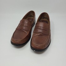 Cole Haan C23845 Mens Pinch Maine Classic Penny Loafers Brown Leather Size 11 M - £31.31 GBP