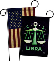 Libra Garden Flags Pack Zodiac 13 X18.5 Double-Sided House Banner - $28.97
