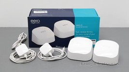 Eero 6 M110211 AX1800 Dual-Band Wi-Fi 6 Mesh Wi-Fi System (2-pack) - £63.70 GBP