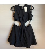 The Femm Black Dress Sz Medium Cutout Party Resort Vacation Chic Fun Min... - $1,841.88 MXN