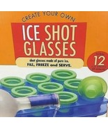 Lush Life ~ Ice Shot Glasses ~ 12 Shots ~ Pour ~ Freeze ~ Serve - $22.44