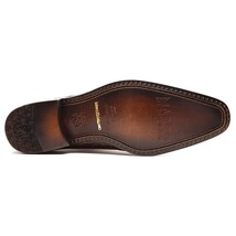 Marco Di Milano Genuine Alligator Oxford Leather Shoes Bono Brown image 5