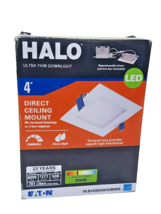 Halo Ultra Thin Downlight LED 4&quot; Direct Ceiling Mount - £6.89 GBP